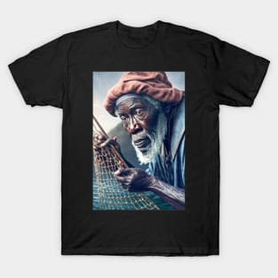 African Old Fisherman T-Shirt